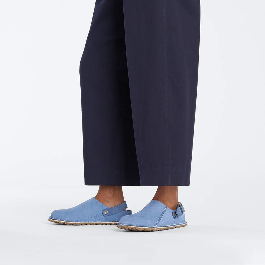 Lutry Premium Suede Leather - Elemental Blue