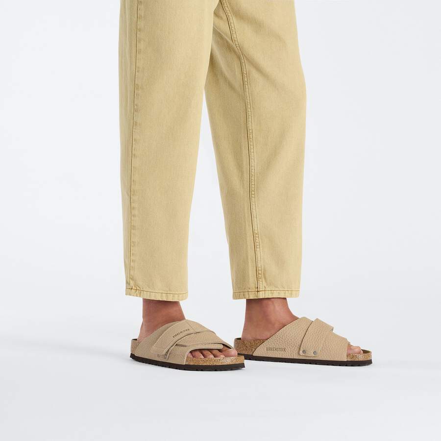 Kyoto Nubuck Leather - Desert Buck New Beige