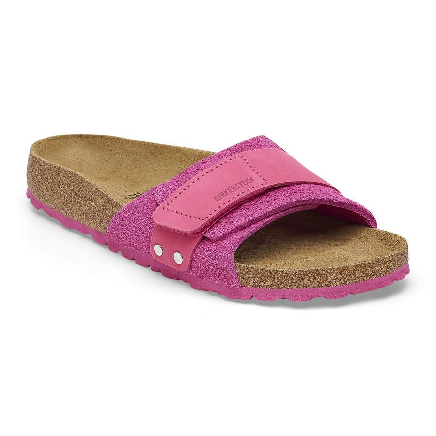 Oita Nubuck Leather/Suede - Fuchsia Tulip
