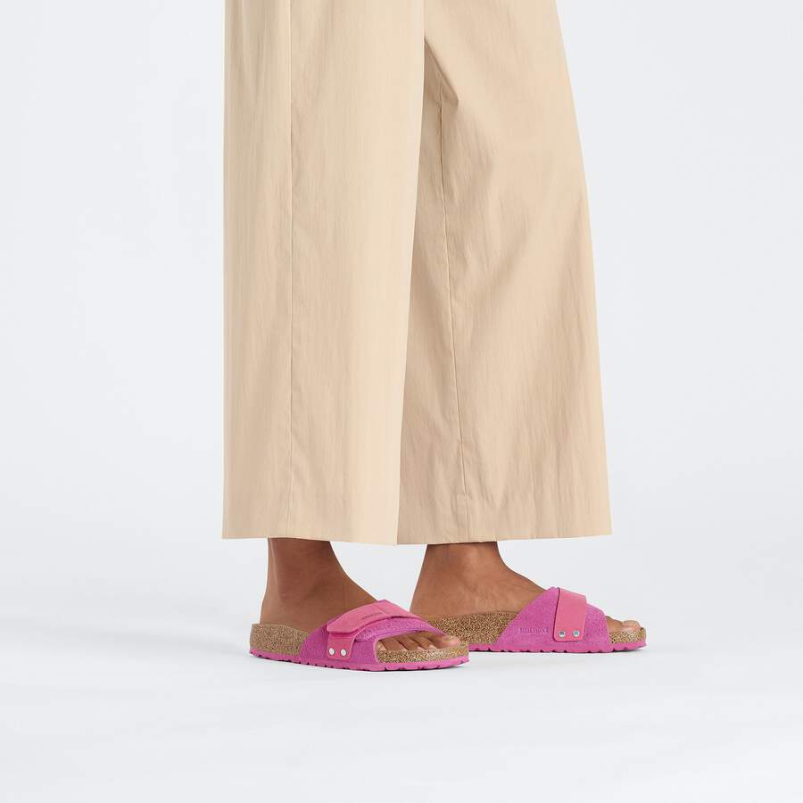 Oita Nubuck Leather/Suede - Fuchsia Tulip