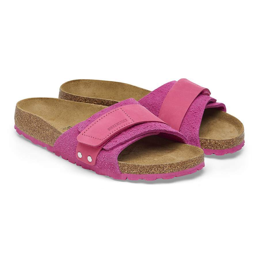 Oita Nubuck Leather/Suede - Fuchsia Tulip
