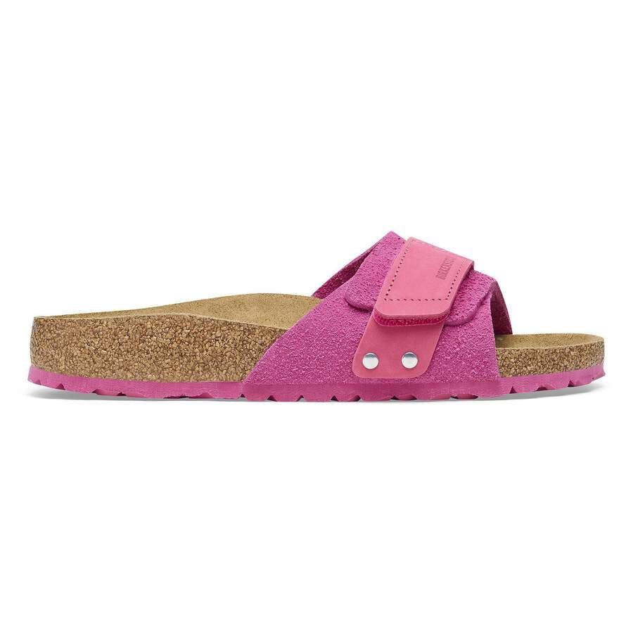 Oita Nubuck Leather/Suede - Fuchsia Tulip
