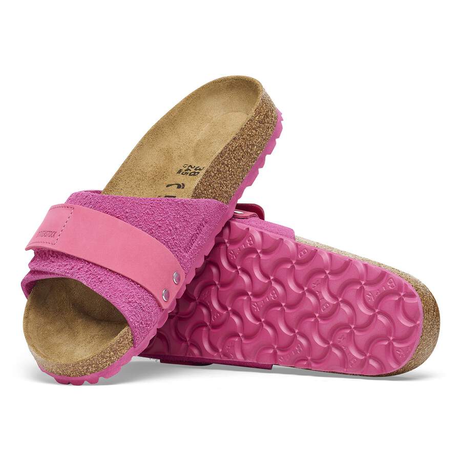 Oita Nubuck Leather/Suede - Fuchsia Tulip