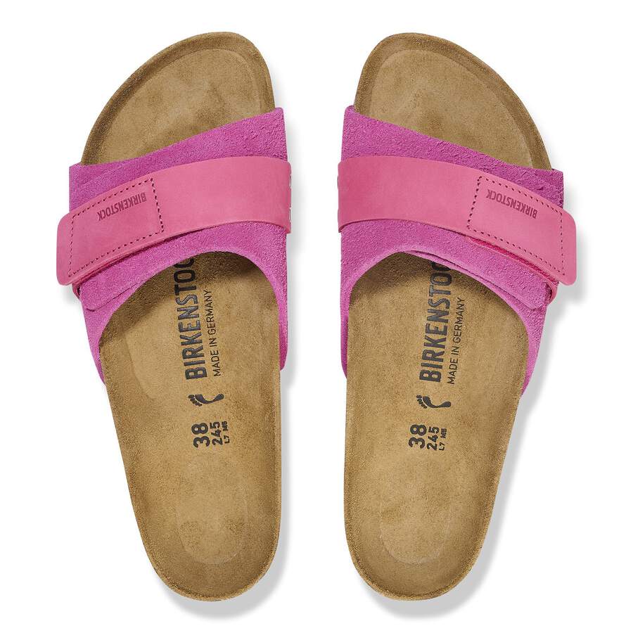 Oita Nubuck Leather/Suede - Fuchsia Tulip