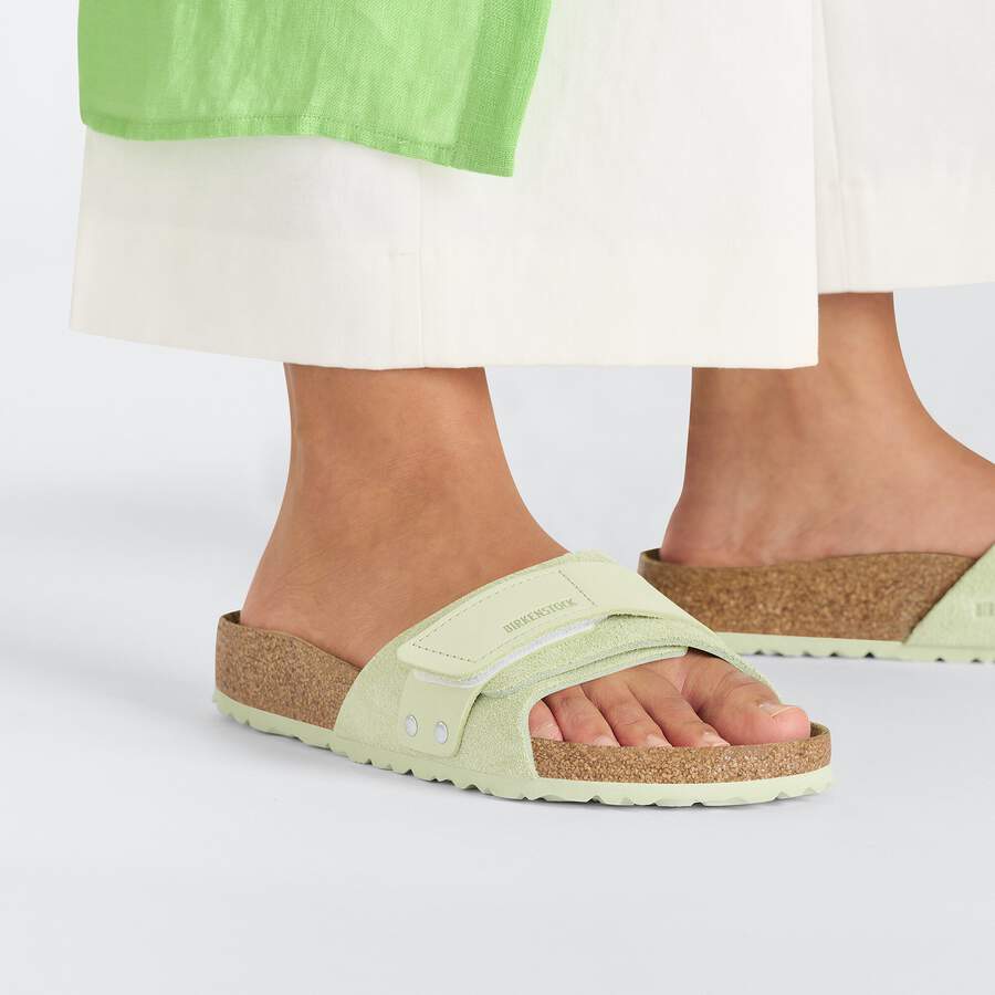 Oita Nubuck Leather/Suede - Faded Lime