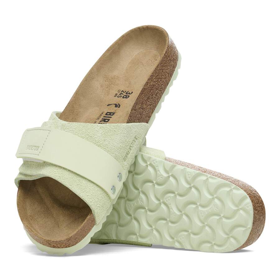 Oita Nubuck Leather/Suede - Faded Lime