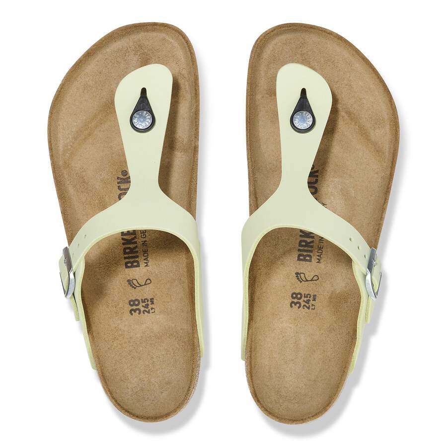 Gizeh Nubuck Leather - Faded Lime