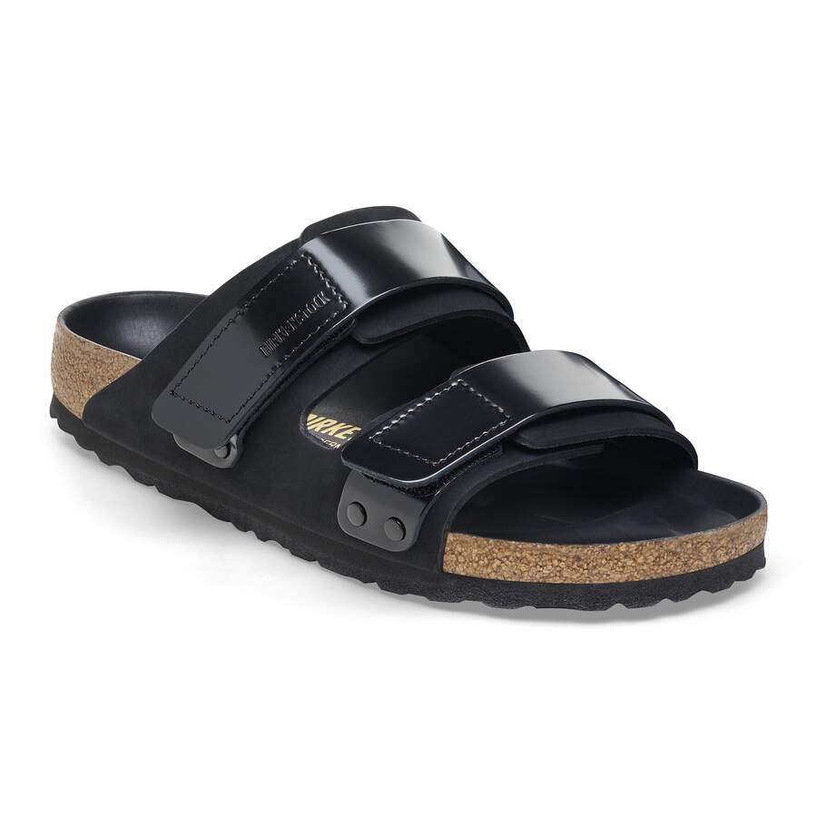 Uji Nubuck Leather - High Shine Black