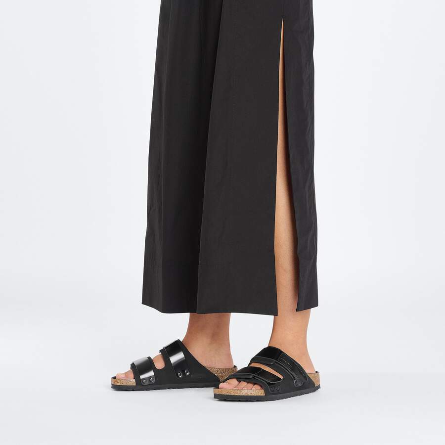 Uji Nubuck Leather - High Shine Black