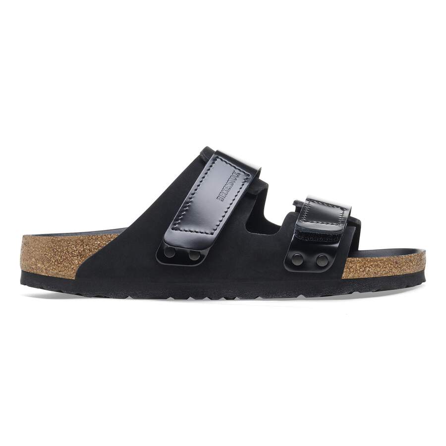 Uji Nubuck Leather - High Shine Black