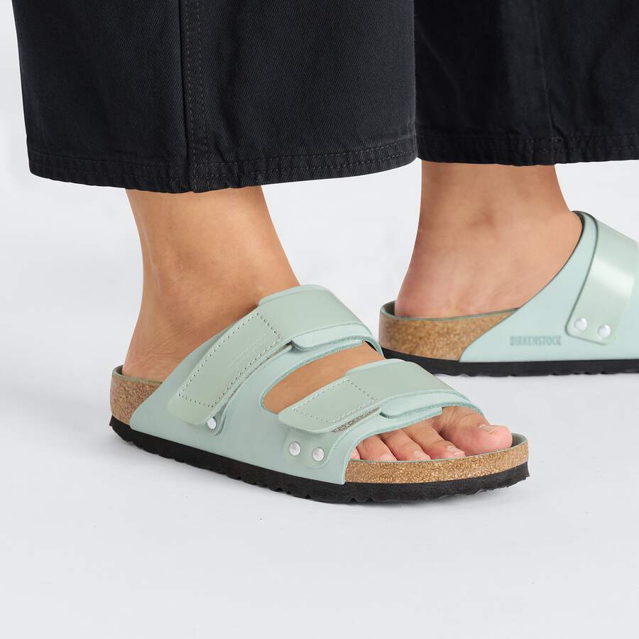 Uji Nubuck Leather - Surf Green