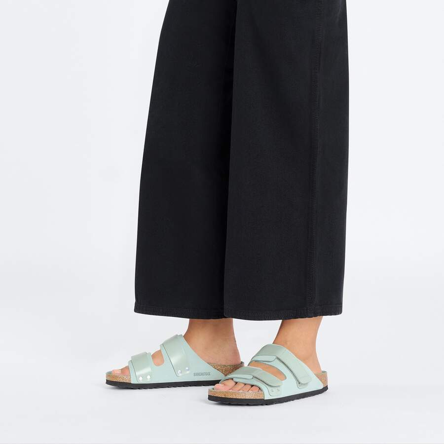 Uji Nubuck Leather - Surf Green