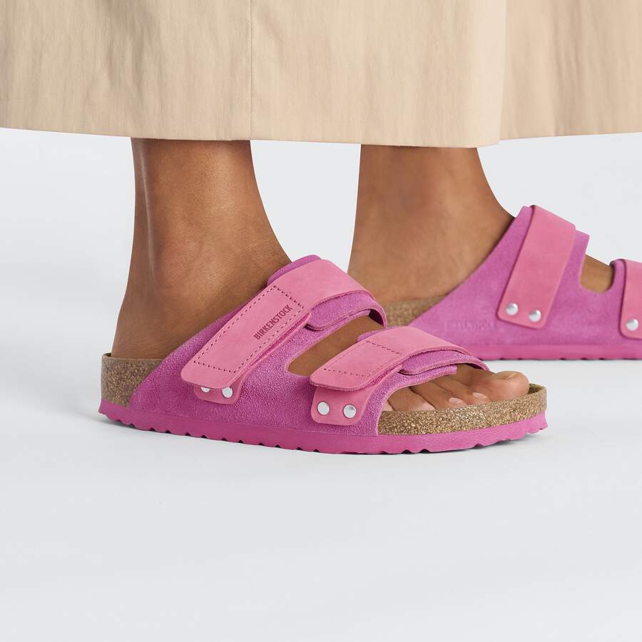 Uji Nubuck Leather/Suede - Fuchsia Tulip