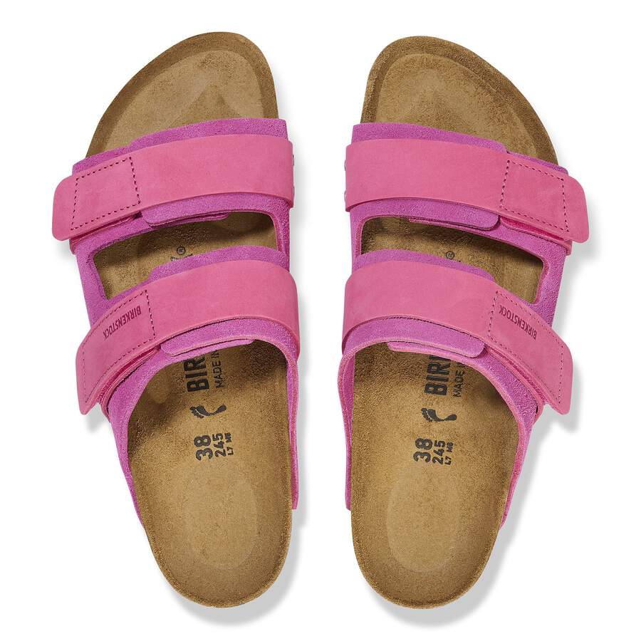 Uji Nubuck Leather/Suede - Fuchsia Tulip