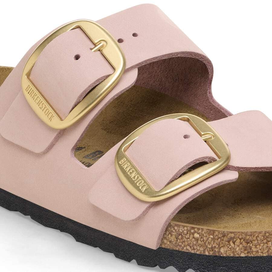 Arizona Big Buckle Nubuck Leather - Soft Pink