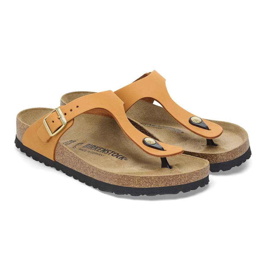 Gizeh Nubuck Leather - Burnt Orange
