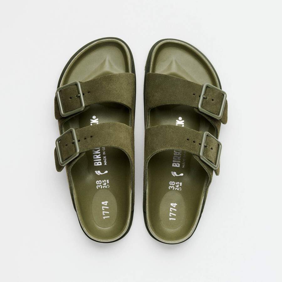 Arizona Avantgarde Suede Leather - Moss Green