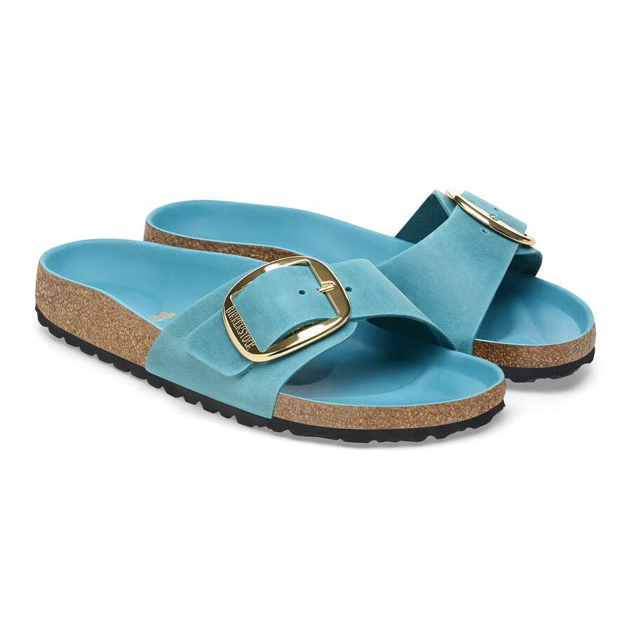 Madrid Big Buckle Natural Leather Oiled - Biscay Bay