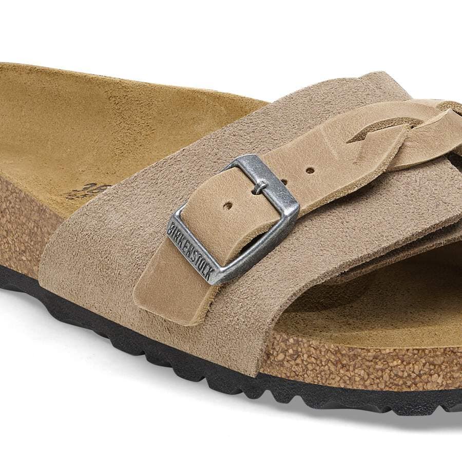 Oita Braided Suede Leather - Taupe