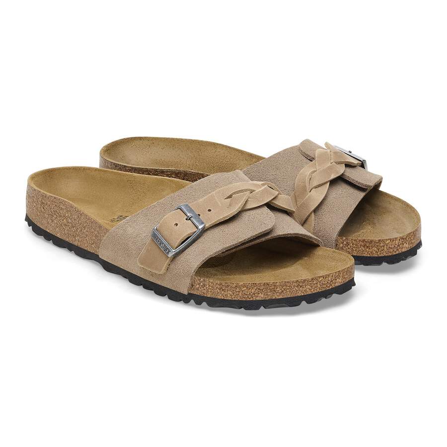 Oita Braided Suede Leather - Taupe