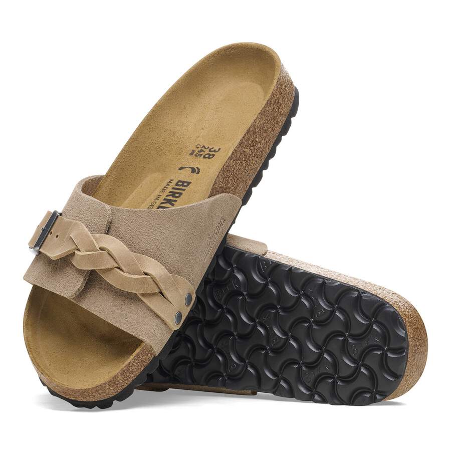 Oita Braided Suede Leather - Taupe