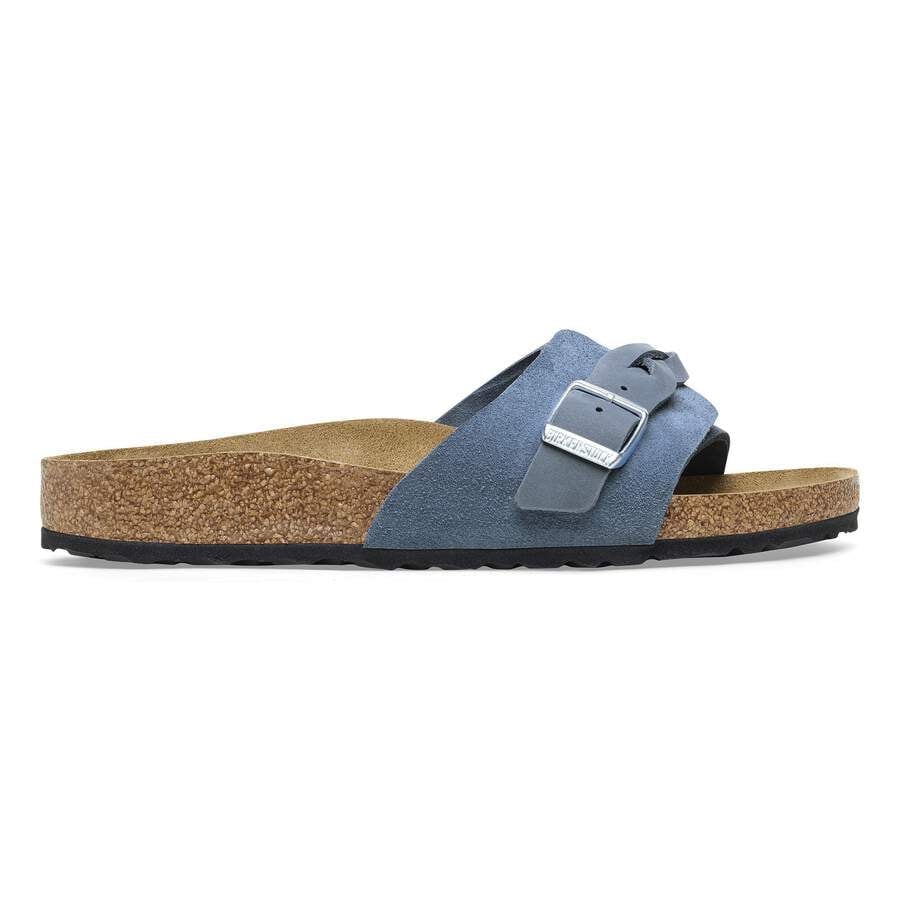 Oita Braided Suede Leather - Elemental Blue