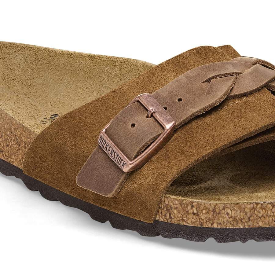 Oita Braided Suede Leather - Mink