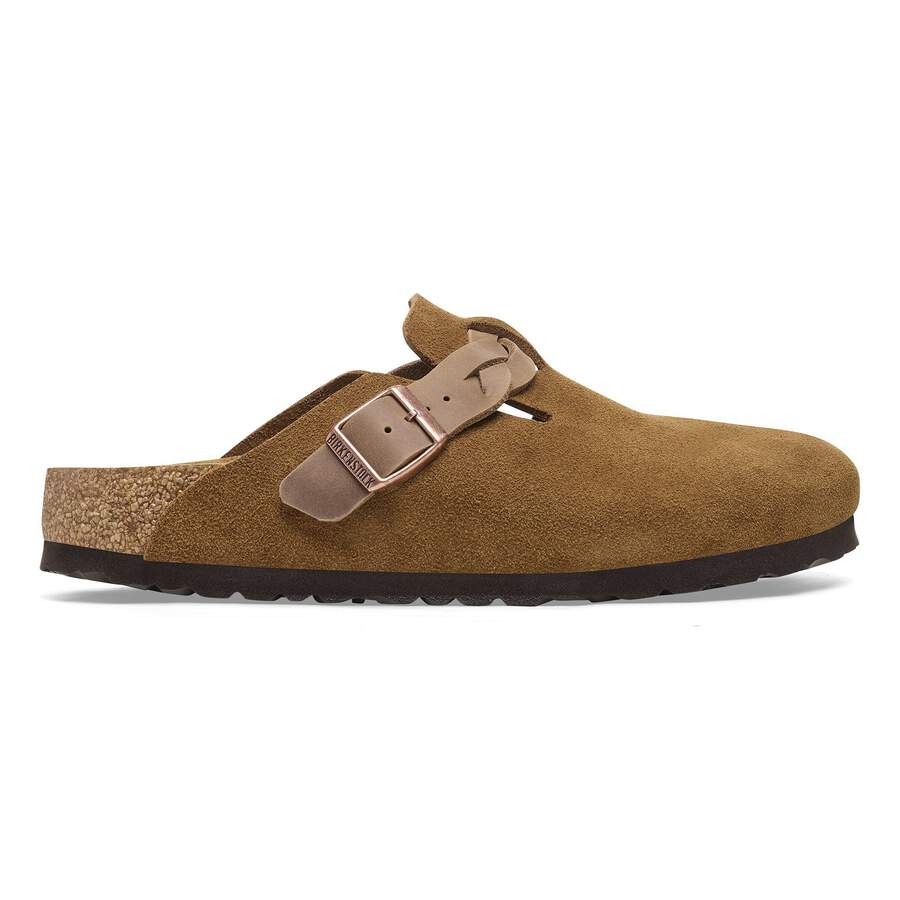Boston Braided Suede Leather - Mink
