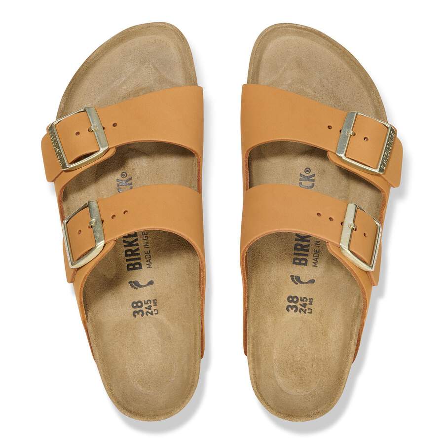 Arizona Nubuck Leather - Burnt Orange