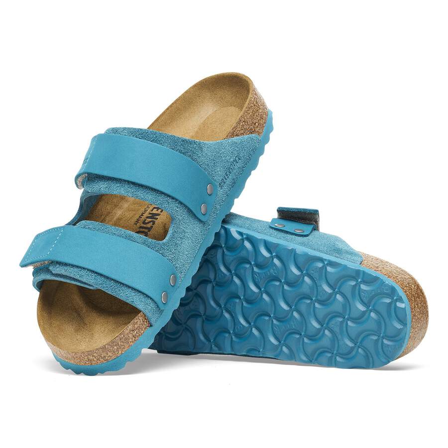Uji Nubuck Leather/Suede - Deep Turquoise