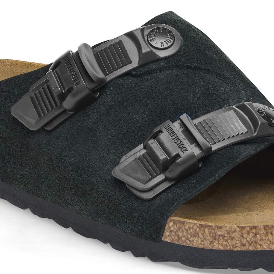 Zürich Tech Suede Leather - Black