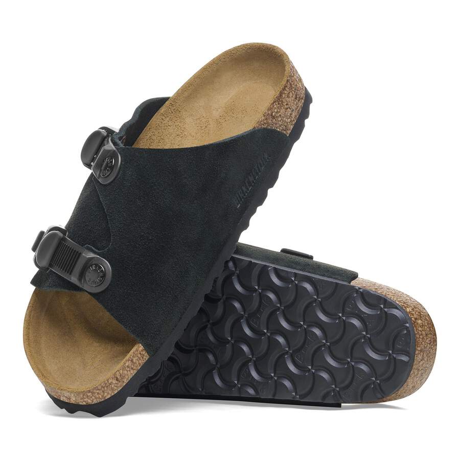 Zürich Tech Suede Leather - Black