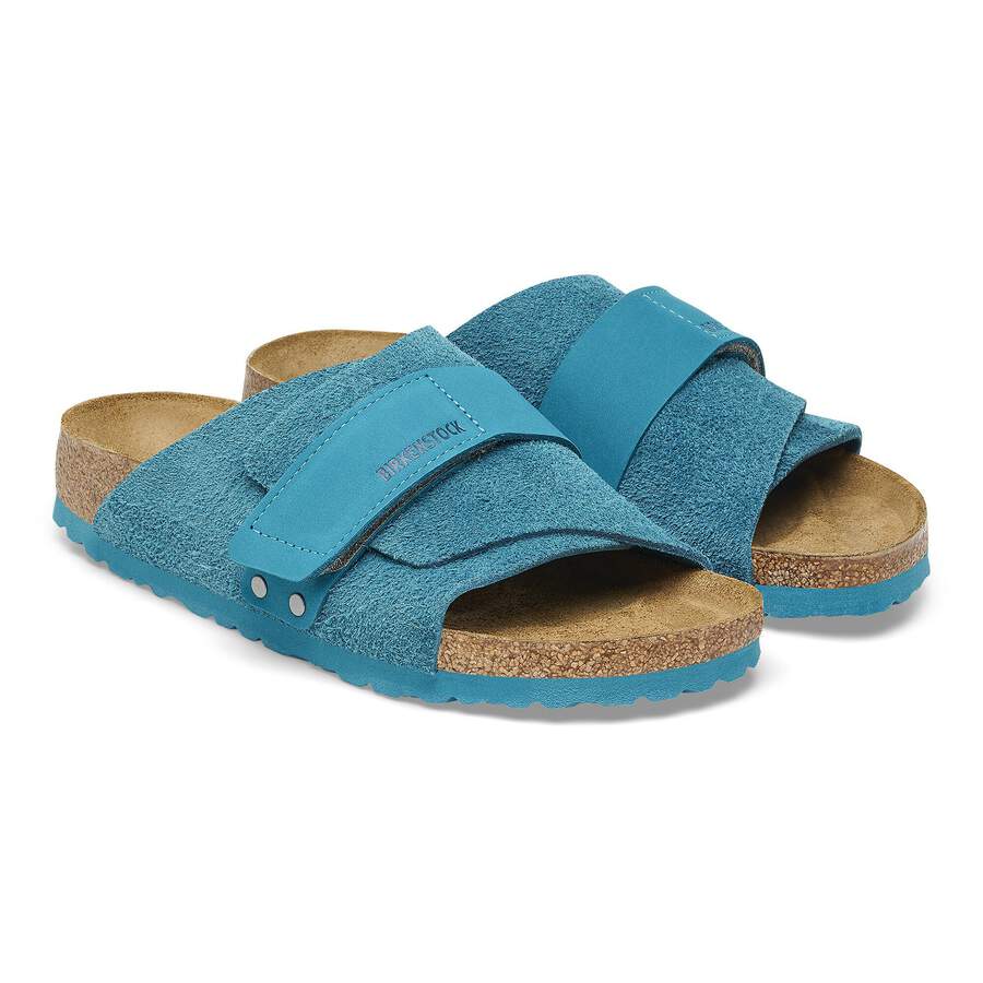 Kyoto Suede Leather - Deep Turquoise