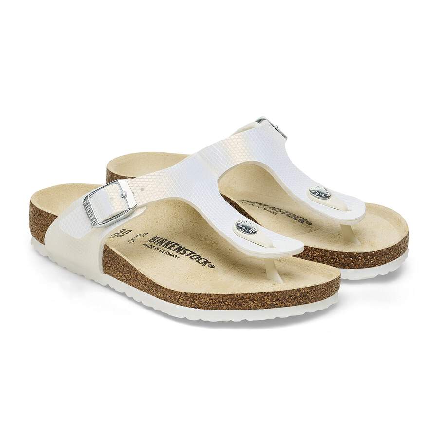 Gizeh Kids Birko-Flor Embossed - Shiny White