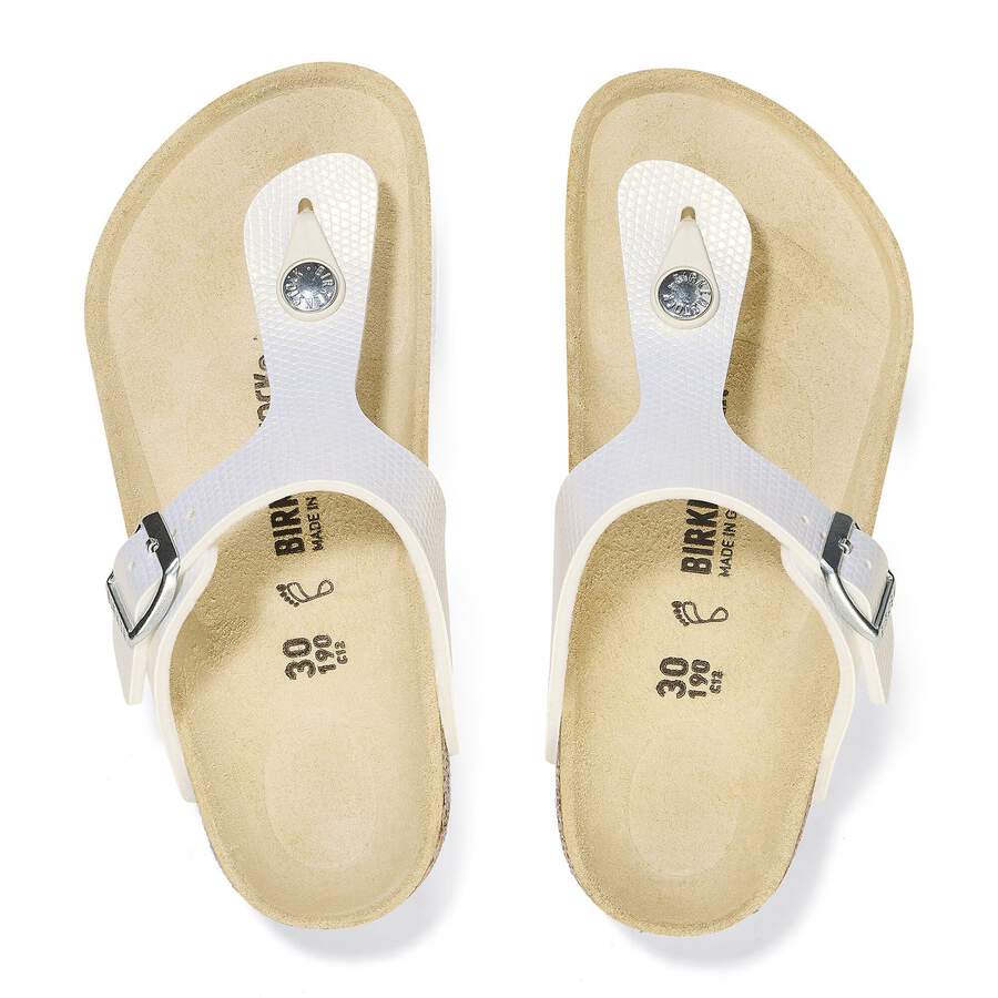 Gizeh Kids Birko-Flor Embossed - Shiny White