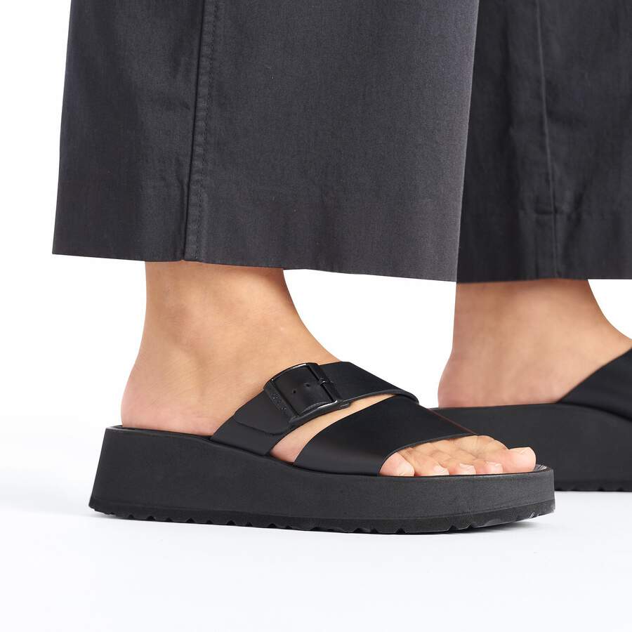 Almina Natural Leather - Black