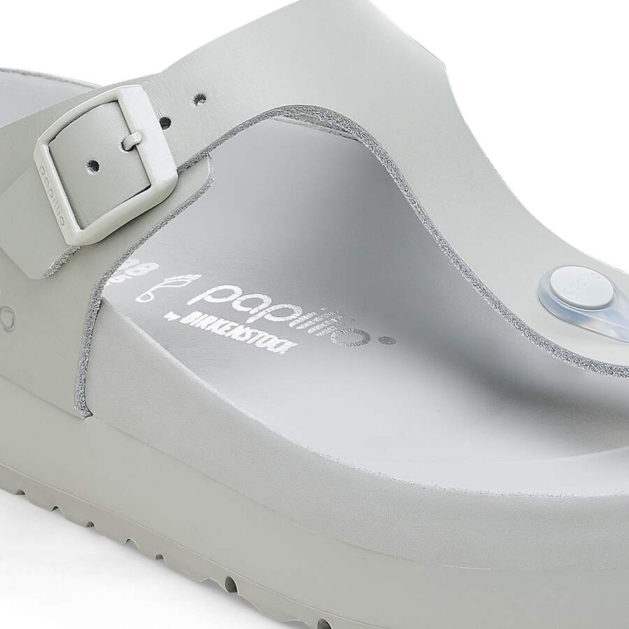Gizeh PAP Flex Platform Natural Leather - Mineral Gray
