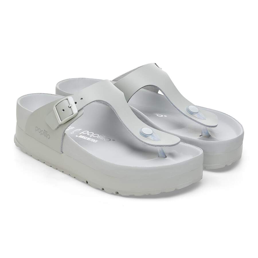 Gizeh PAP Flex Platform Natural Leather - Mineral Gray