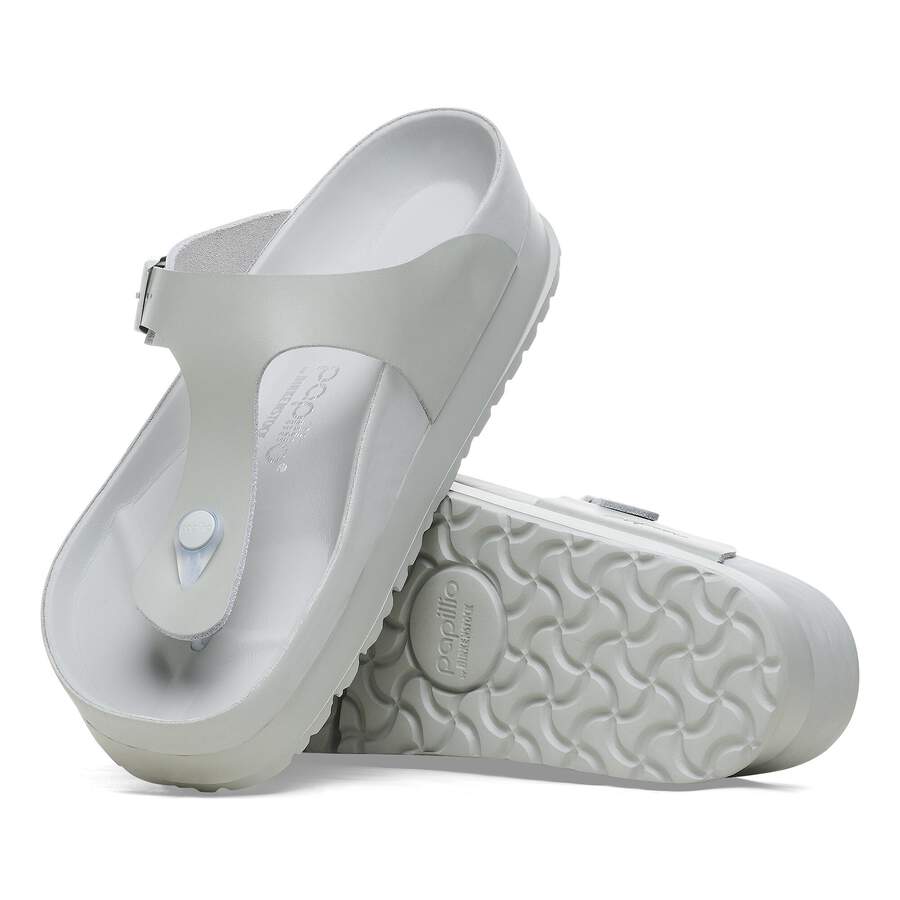 Gizeh PAP Flex Platform Natural Leather - Mineral Gray