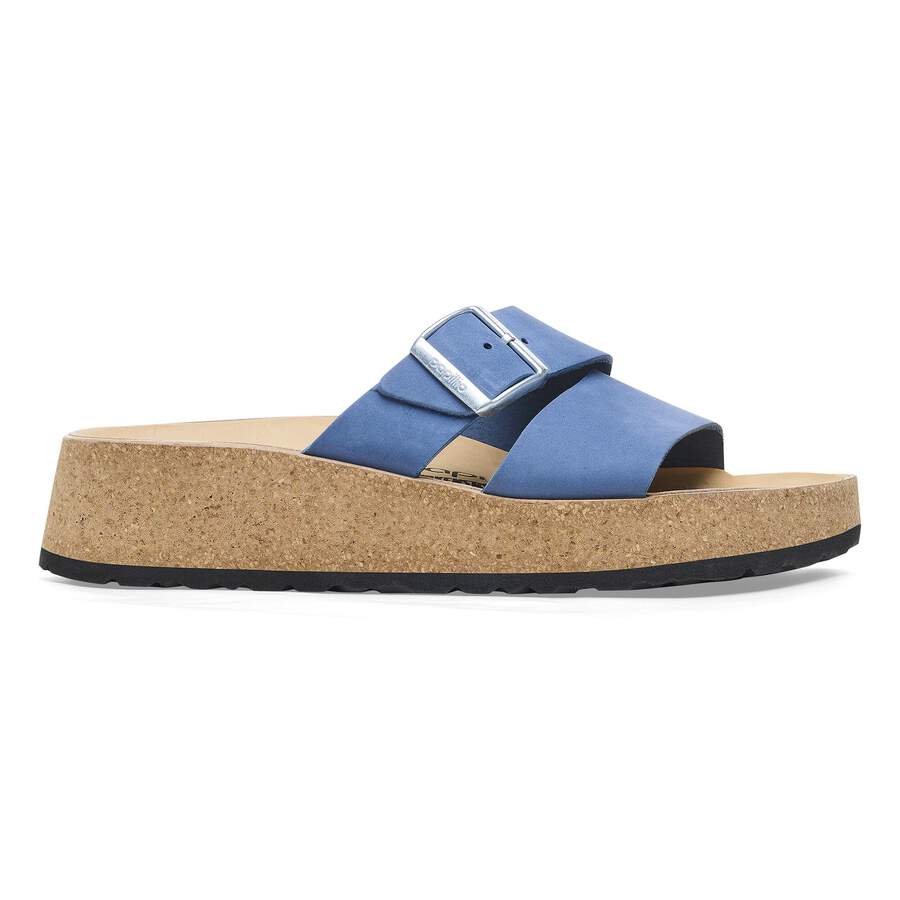Almina Nubuck Leather - Elemental Blue