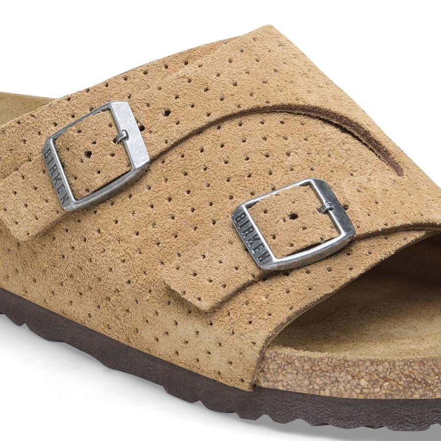 Zürich Suede Leather Embossed - Dotted New Beige