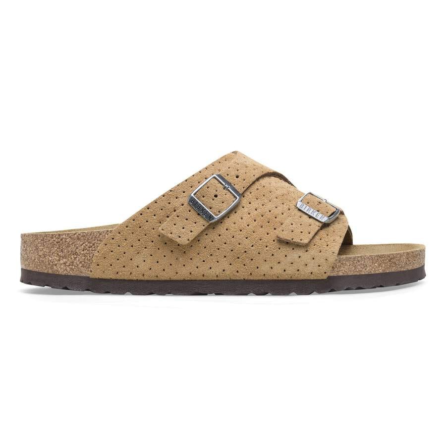 Zürich Suede Leather Embossed - Dotted New Beige
