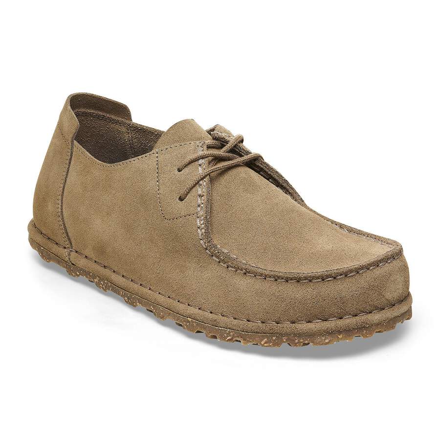 Utti Lace Suede Leather - Gray Taupe