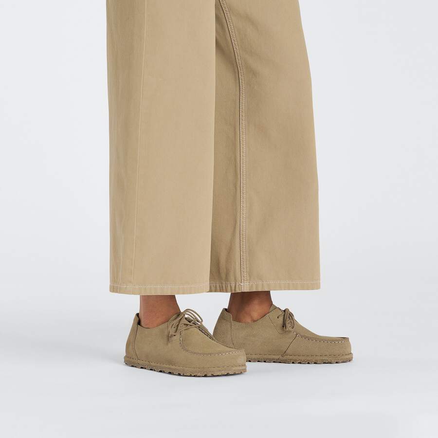 Utti Lace Suede Leather - Gray Taupe