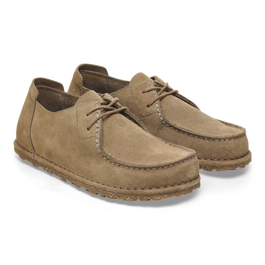 Utti Lace Suede Leather - Gray Taupe