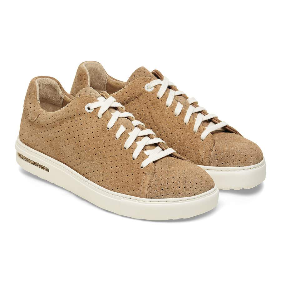 Bend Low Suede Leather Embossed - Dotted New Beige
