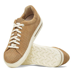 Bend Low Suede Leather Embossed - Dotted New Beige