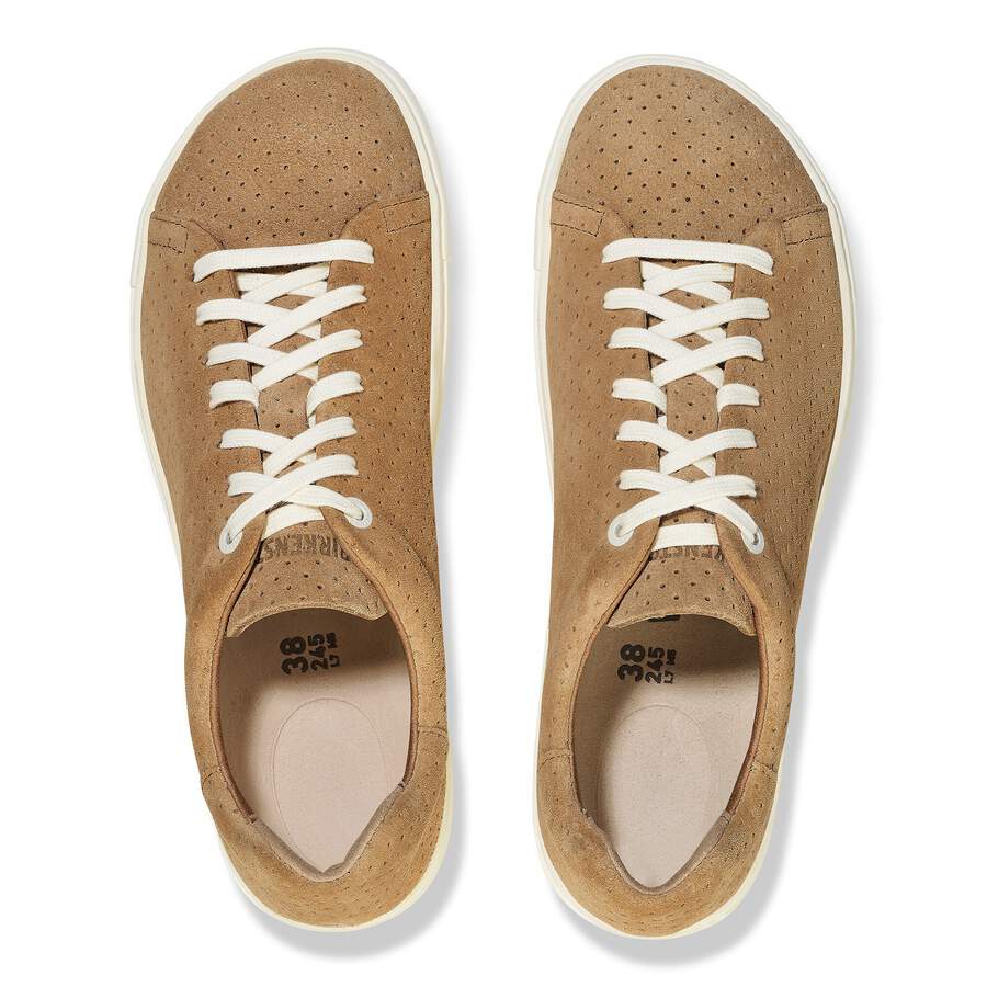 Bend Low Suede Leather Embossed - Dotted New Beige