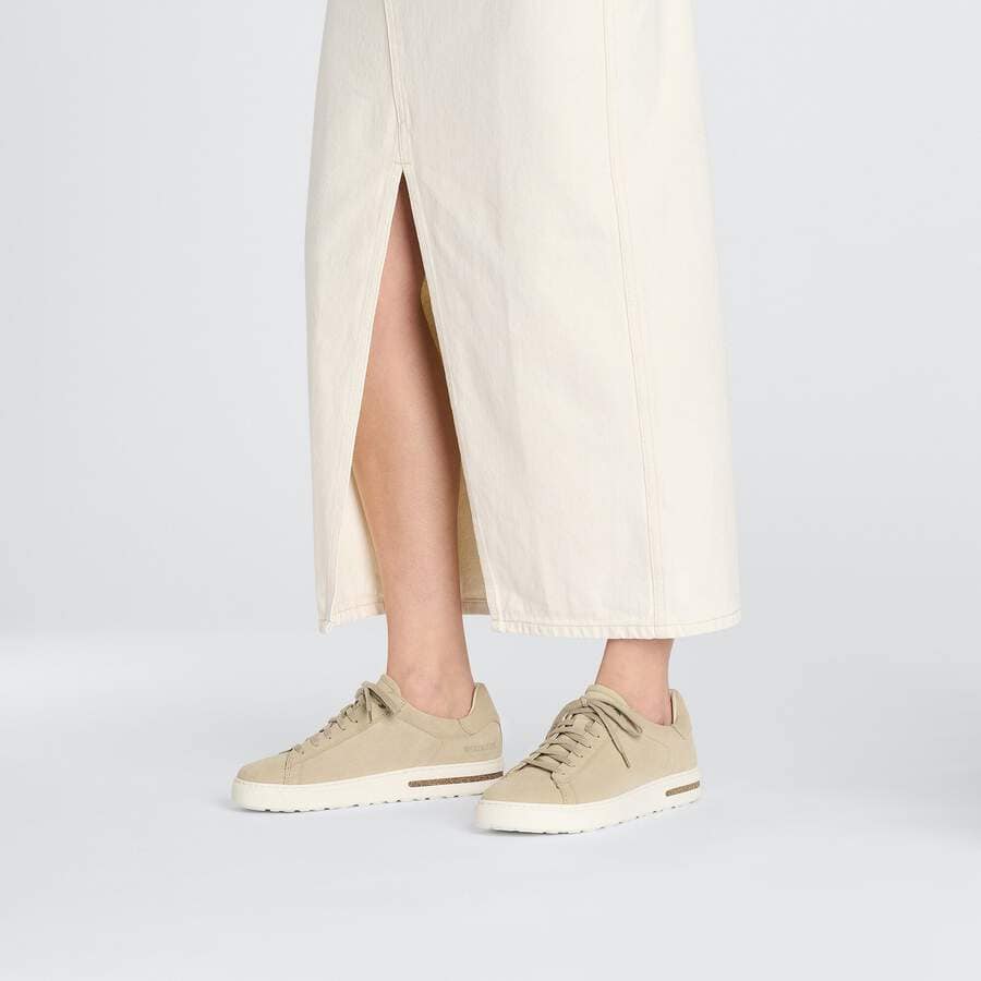 Bend Low Suede Leather - Sandcastle/White