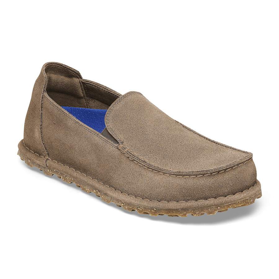 Utti Slip On Suede Leather - Gray Taupe